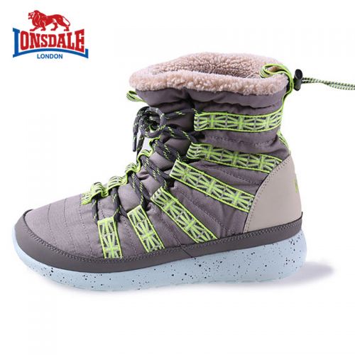 Chaussures de montagne neige en Cuir synthétique / panneau tissu LONSDALE - Ref 1067054