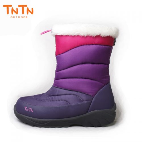 Chaussures de montagne neige en maille polyester imperméable + cuir synthétique TNTN - Ref 1067167