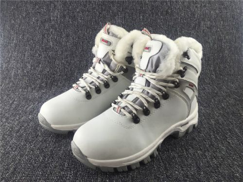 Chaussures de montagne neige en cuir véritable - Ref 1067577