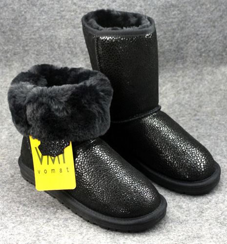 Chaussures de montagne neige en cuir véritable - Ref 1067666