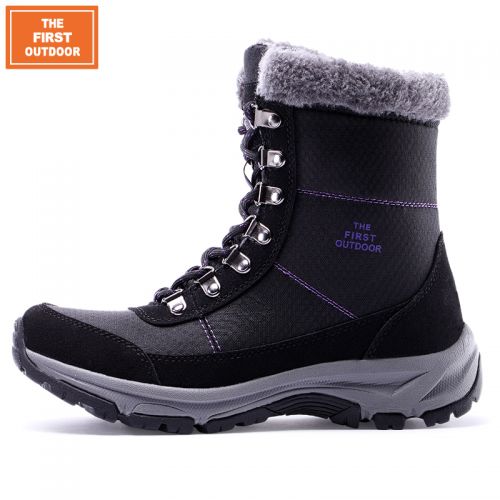 Chaussures de montagne neige en Première couche cuir THEFIRSTOUTDOOR - Ref 1067745