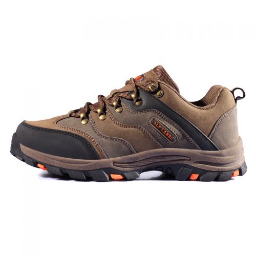 Chaussures de montagne neige en Première couche cuir CAMEL - Ref 1067852