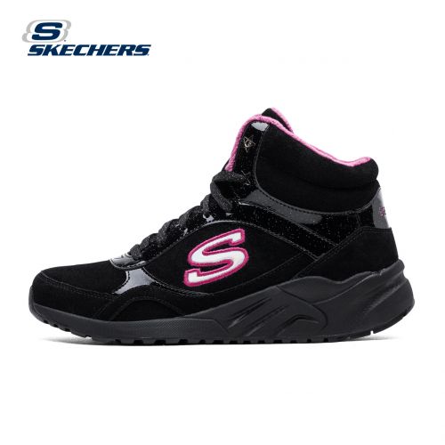 Chaussures de montagne neige en Bovins couche coupe cuir / synthétique SKECHERS - Ref 1067995