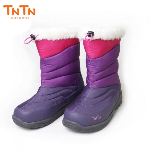 Chaussures de montagne neige en maille polyester imperméable + cuir synthétique TNTN - Ref 1068368