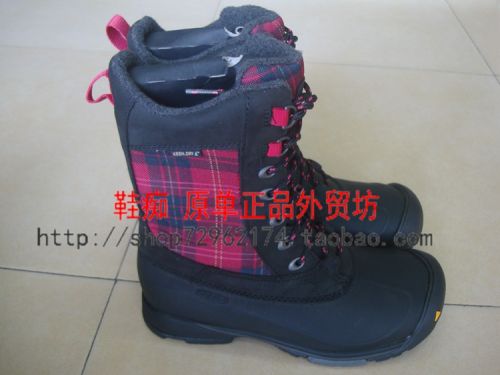 Chaussures de montagne neige en Première couche cuir + caoutchouc KEEN - Ref 1068379