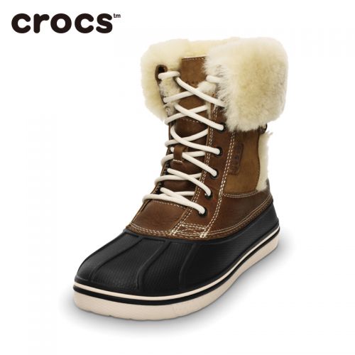 Chaussures de neige en Première couche cuir CROCS - Ref 1066731