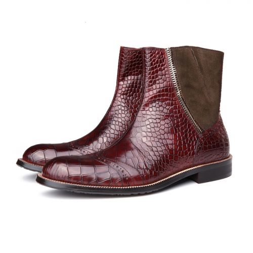 Chaussures de neige en cuir véritable HANMCE - Ref 1067130