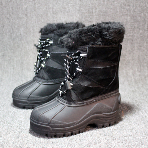 Chaussures de neige en cuir véritable - Ref 1067194