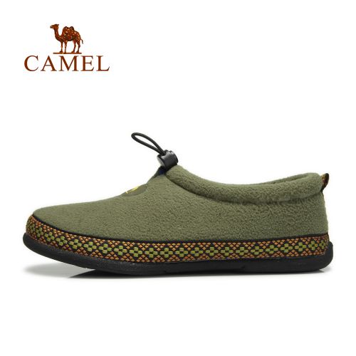 Chaussures de neige en Jacquard Ribbon Fleece + CAMEL - Ref 1067970