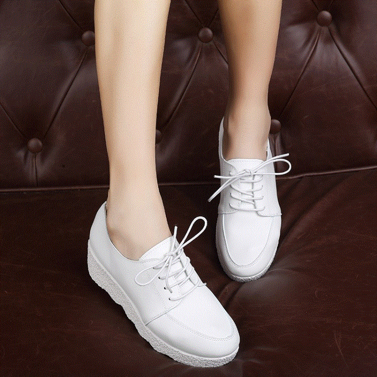 Chaussures de printemps femme en Cuir spatial pointu Génoise - Commuter semelle polyuréthane Ref 1000028