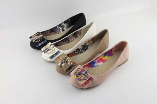 Chaussures de printemps femme en fibre Superfine ronde - collège semelle caoutchouc Ref 1000068