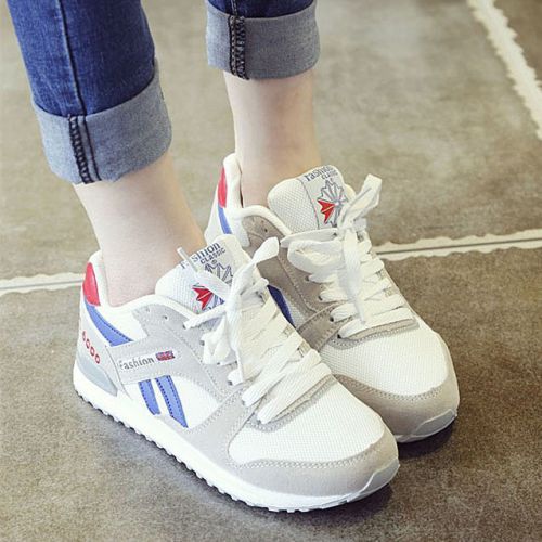 Chaussures de printemps femme en engrener ronde avec lacets, Modèles mélangées, étanche - Ref 1000488