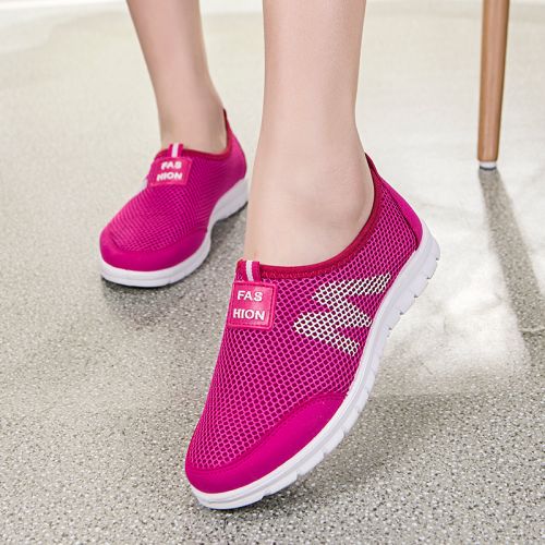 Chaussures de printemps femme en engrener ronde - loisir semelle caoutchouc Ref 1000583