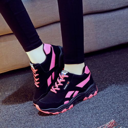 Chaussures de printemps femme en vache, Nubuck, ZHENSHINI ronde avec lacets - Ref 1000697