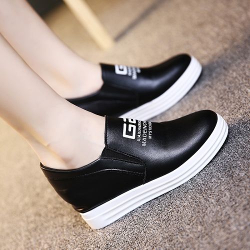 Chaussures de printemps femme en fibre Superfine ronde étanche, Génoise, Wedges - semelle caoutchouc Ref 1000730