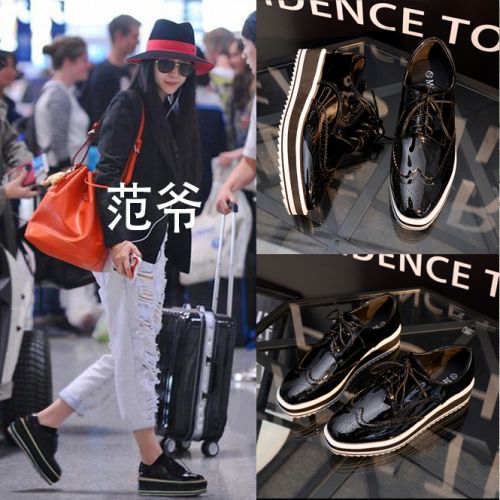 Chaussures de printemps femme en Vache revêtement cuir fendu pointu ouverture profonde, Avec une combinaison fines - s