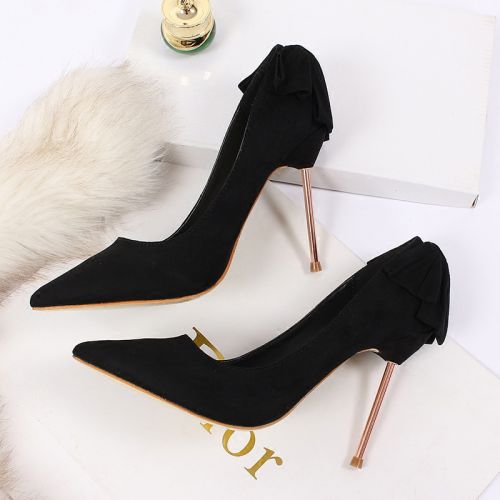 Chaussures de printemps femme en pointu ouverture profonde, arc - semelle caoutchouc Ref 1000765