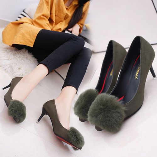 Chaussures de printemps femme en pointu - semelle caoutchouc Ref 1000779