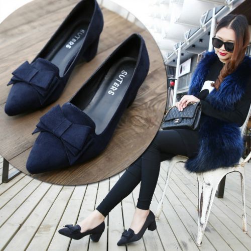 Chaussures de printemps femme en pointu étanche - semelle caoutchouc Ref 1000784