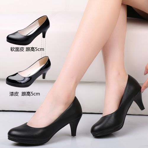 Chaussures de printemps femme en Manteau peinture ronde ouverture profonde, étanche, Style romain - Commuter semelle ca