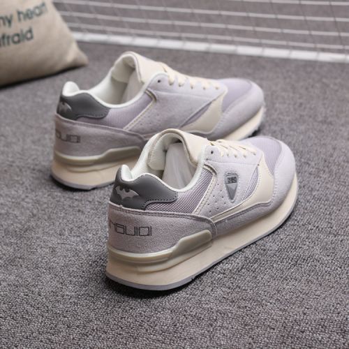 Chaussures de printemps femme en vache, Nubuck, ronde avec lacets - semelle caoutchouc Ref 1000795