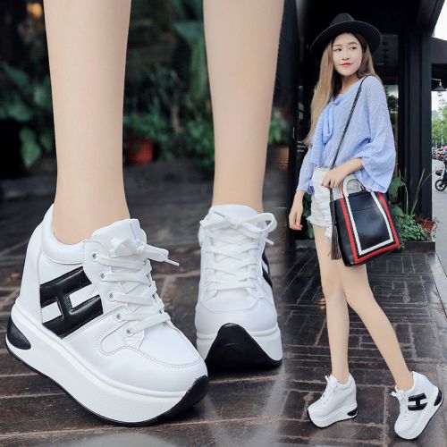 Chaussures de printemps femme en PU ronde Wedges, Génoise - loisir semelle polyuréthane Ref 1000824