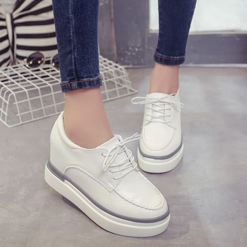 Chaussures de printemps femme en PU ronde avec lacets, étanche - loisir Ref 1000898