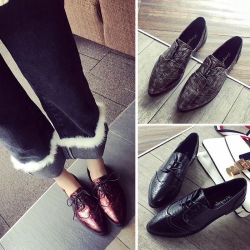 Chaussures de printemps femme en PU pointu - Ref 1000917
