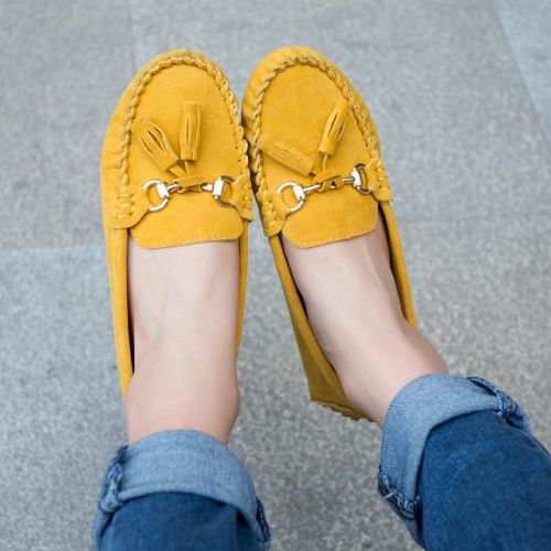 Chaussures de printemps femme en ronde ouverture profonde, arc - Ref 1000951