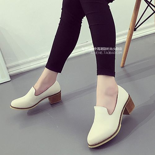 Chaussures de printemps femme en PU ronde - Europe semelle polyuréthane Ref 1001000