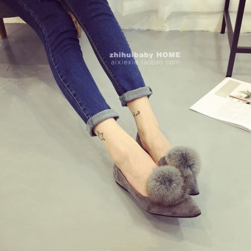 Chaussures de printemps femme en pointu ouverture profonde- Ref 1001026