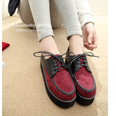 Chaussures de printemps femme en PU ronde ouverture profonde, arc, Génoise - loisir semelle fond composite Ref 1001033