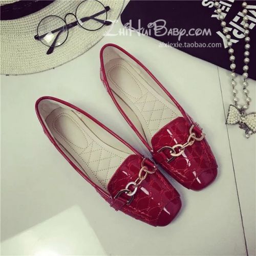 Chaussures de printemps femme en Manteau peinture ronde ouverture profonde, arc - Europe Ref 1001050