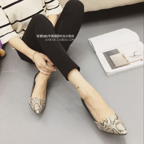Chaussures de printemps femme en PU pointu ouverture profonde, - Europe Ref 1001119