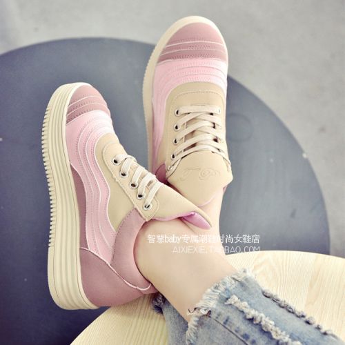 Chaussures de printemps femme en vache, Nubuck, ronde avec lacets, Génoise - loisir Ref 1001128