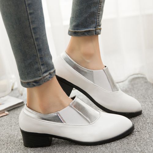 Chaussures de printemps femme en PU pointu ouverture profonde, - Europe semelle caoutchouc Ref 1001151