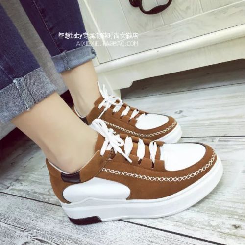 Chaussures de printemps femme en vache, Nubuck, ronde avec lacets, Génoise - loisir Ref 1001167
