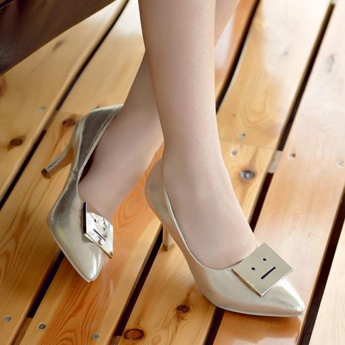 Chaussures de printemps femme en PU pointu - semelle fond composite Ref 1001177