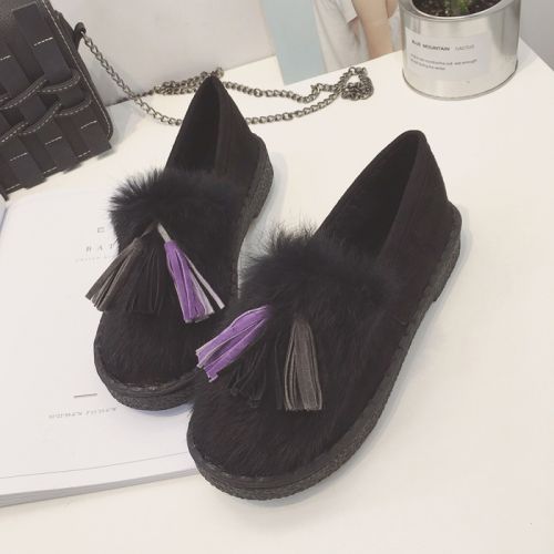 Chaussures de printemps femme en ronde houppe - doux Ref 1001219