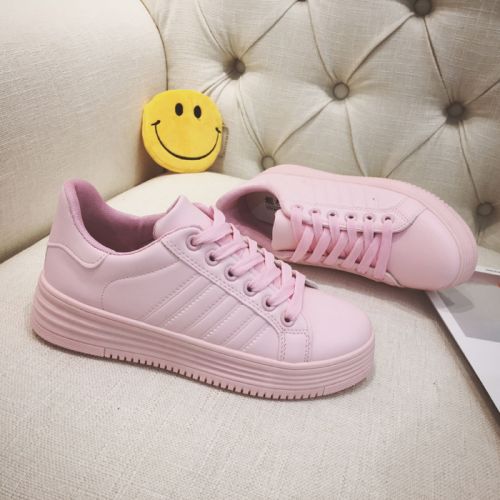 Chaussures de printemps femme en PU ronde étanche - Ref 1001228