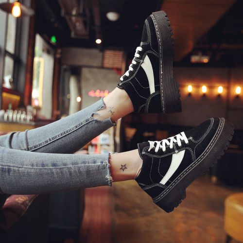 Chaussures de printemps femme en ronde avec lacets, Modèles mélangées, Génoise - loisir semelle plastique Ref 100