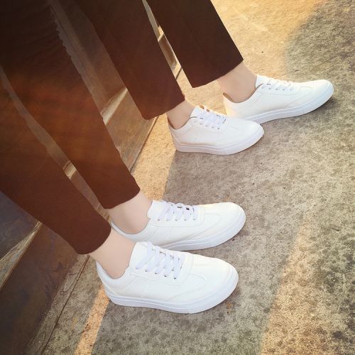 Chaussures de printemps femme en PU ronde avec lacets - loisir Ref 1001240