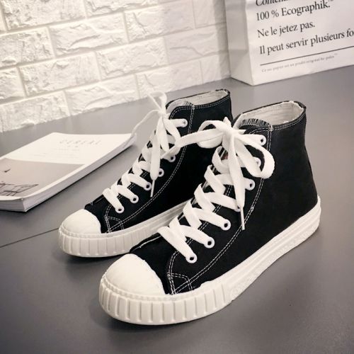 Chaussures de printemps femme en tissu ronde étanche - semelle plastique Ref 1001250