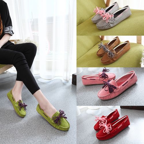 Chaussures de printemps femme en ronde ouverture profonde, arc - Ref 1001256