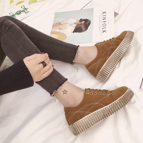 Chaussures de printemps femme en ronde avec lacets, Génoise - loisir Ref 1001267