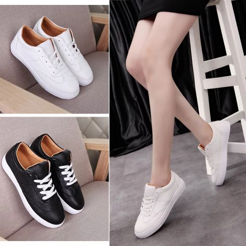 Chaussures de printemps femme en PU ronde étanche - Ref 1001268