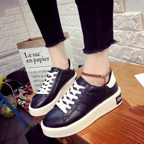 Chaussures de printemps femme en PU ronde - loisir semelle plastique Ref 1001280