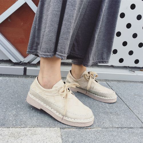 Chaussures de printemps femme en PU ronde avec lacets, Modèles mélangées, étanche - loisir Ref 1001284
