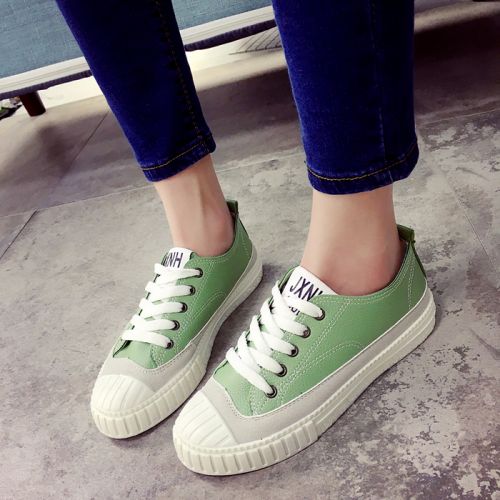Chaussures de printemps femme en PU ronde avec lacets, Modèles mélangées - semelle plastique Ref 1001290