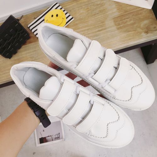 Chaussures de printemps femme en PU ronde étanche, boucle ceinture - Ref 1001292